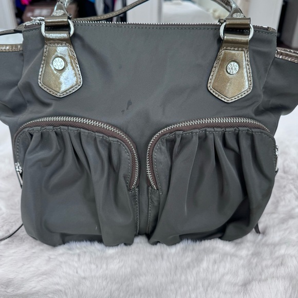MZ Wallace Jane Bedford Tote Handbag Grey Green - Picture 2 of 10